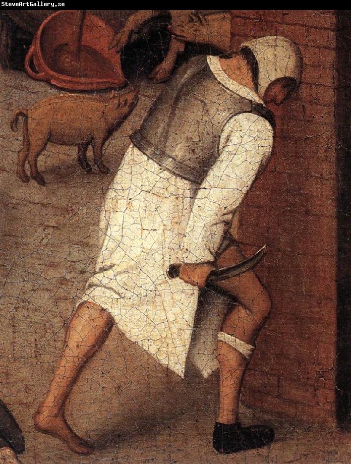 BRUEGHEL, Pieter the Younger Proverbs (detail) ftqq